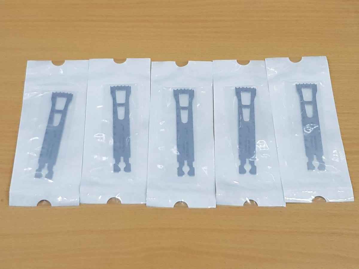 5x Stryker bone saw blades for System 4 and System 5 handpieces, brand new