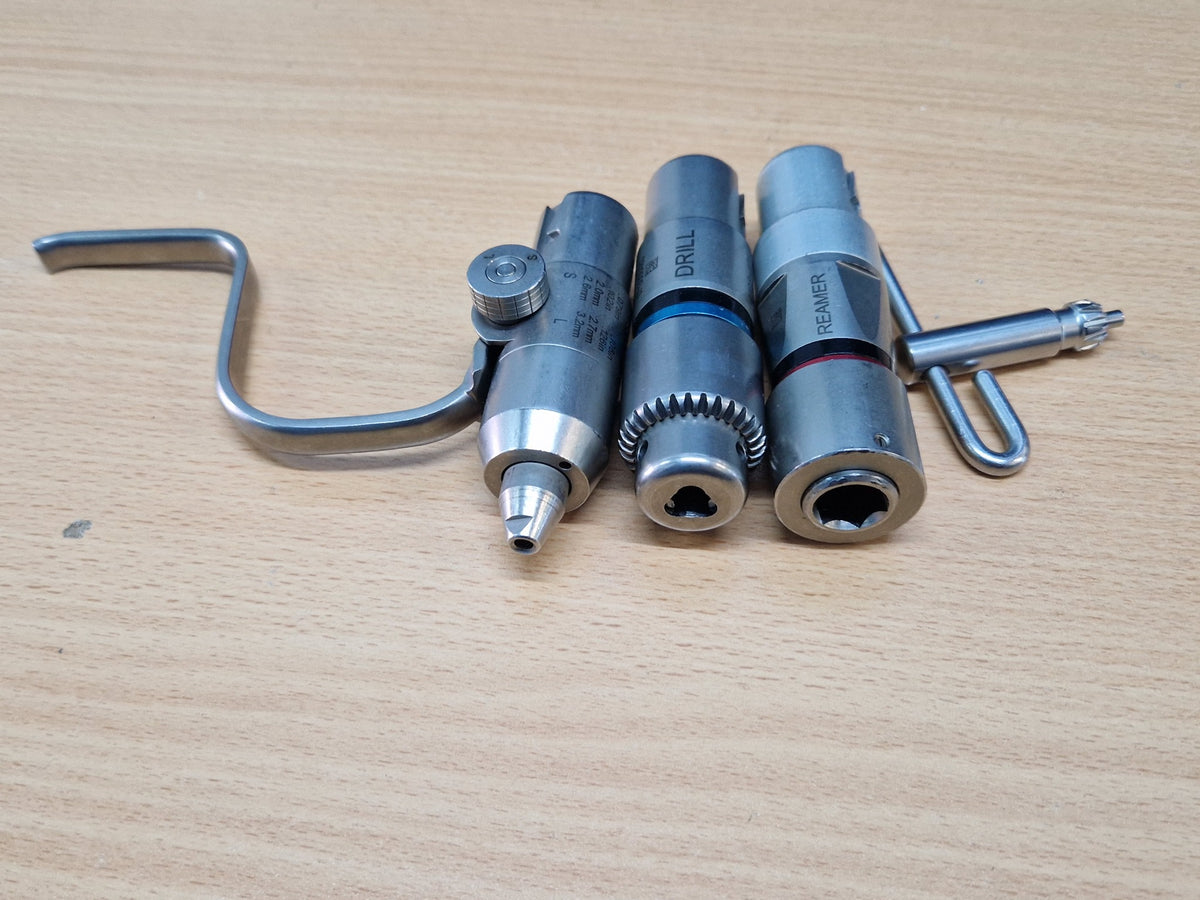 Stryker System 5 drill reamer attachments and key