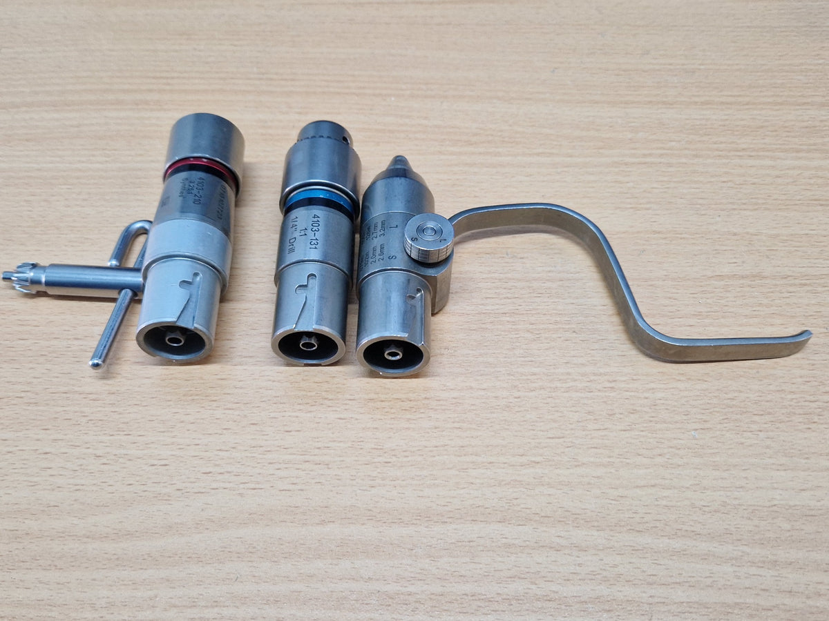 Stryker System 5 drill reamer attachments rear view