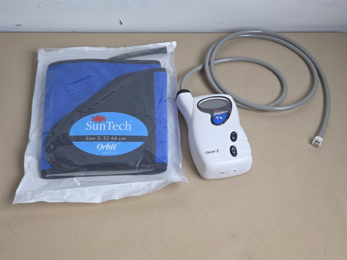 SunTech Oscar 2 Model 250 ambulatory blood pressure monitor with Orbit cuff