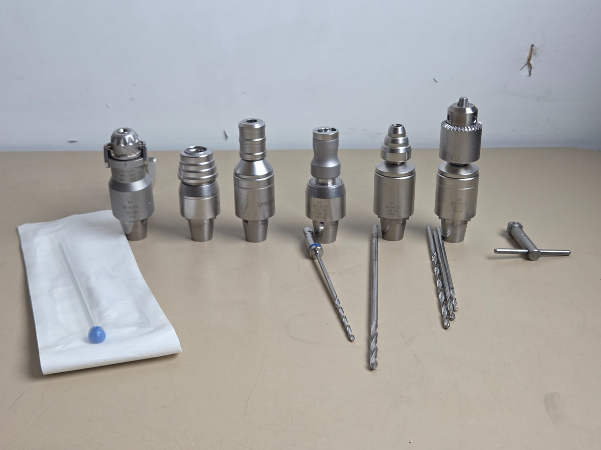 Synthes Battery Power Line II attachments and drill bits