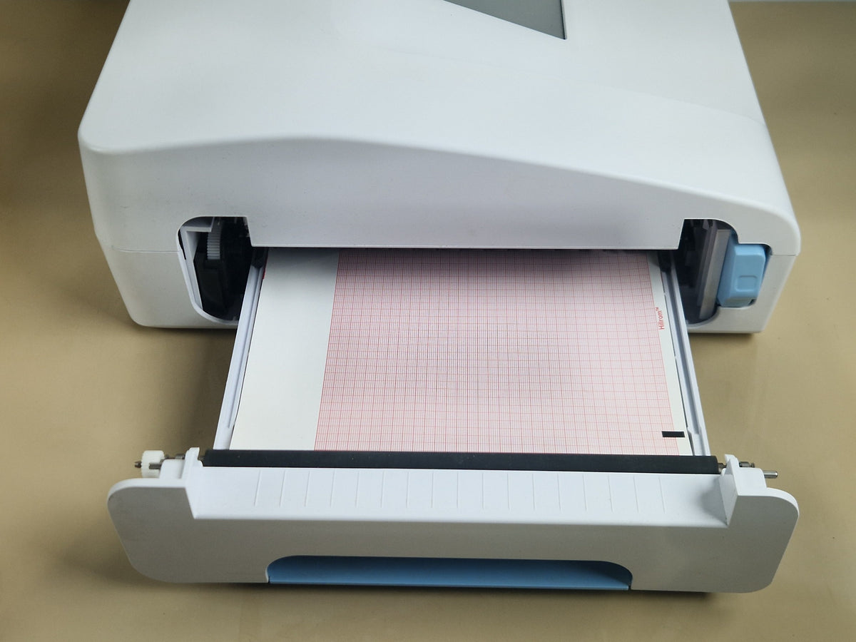 Welch Allyn CP150 side view with printer compartment