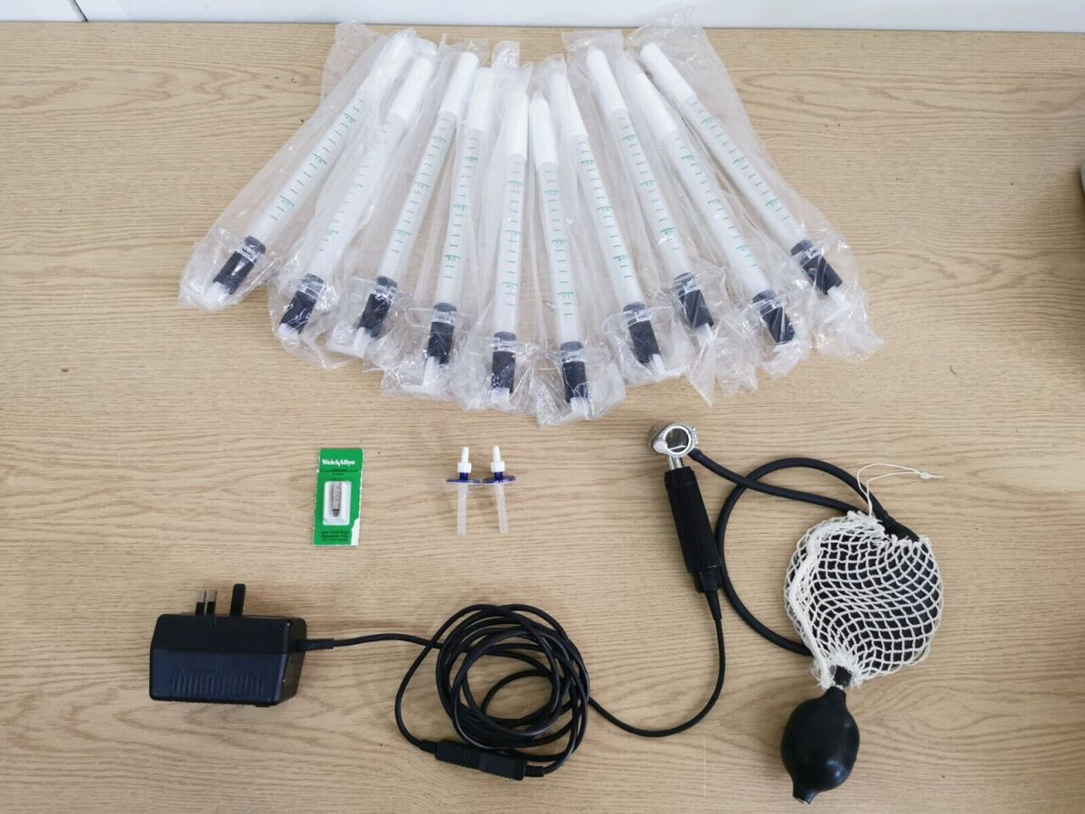 WELCH ALLYN Proctoscope Head Power Adapter + 10 x Sigmoidoscope - space bulb